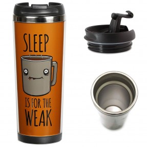 Термочашка “Sleep is for the weak”, купити Термочашка “Sleep is for the weak”