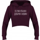Кроп-топ “В очікуванні добрих новин”, купити Кроп-топ “В очікуванні добрих новин”