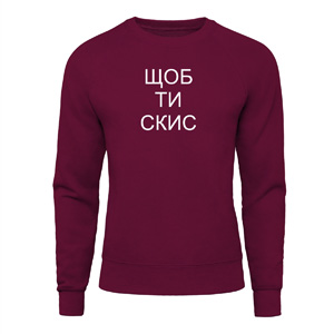 Світшот “Шоб ти скис”, купити Світшот “Шоб ти скис”