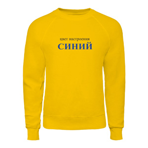 Світшот “Цвет настроения синий”, купити Світшот “Цвет настроения синий”